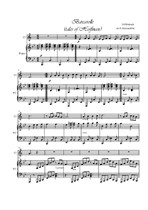 Barcarola. Clarinet and piano