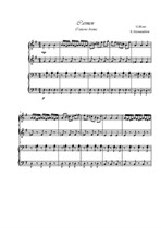 Bohemian song from Carmen. Piano 4 hands